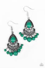 Load image into Gallery viewer, Floating On HEIR - Green earring 864
