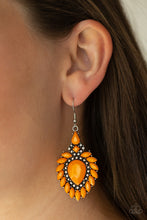 Load image into Gallery viewer, The LIONESS Den - Orange earring 901
