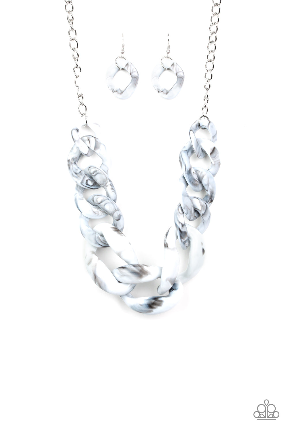 Red-HAUTE Mama - White necklace 866