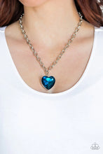 Load image into Gallery viewer, Flirtatiously Flashy - Blue necklace B119
