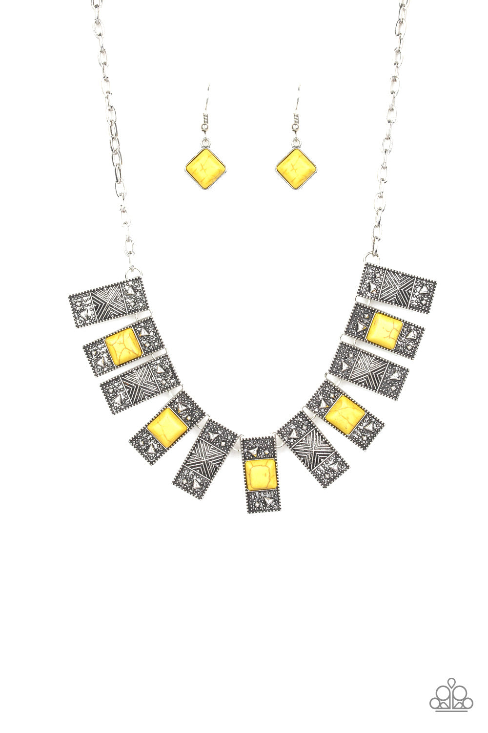 The MANE Contender - Yellow necklace B093