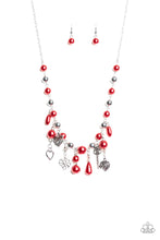 Load image into Gallery viewer, Renaissance Romance - Red necklace 983
