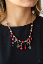Load image into Gallery viewer, Renaissance Romance - Red necklace 983
