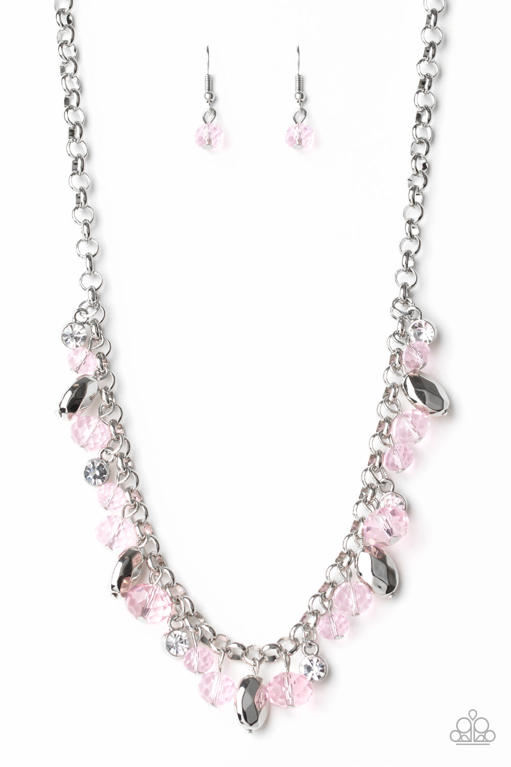 Downstage Dazzle - Pink necklace 1629