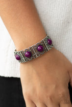 Load image into Gallery viewer, Victorian Dream - Purple bracelet 967
