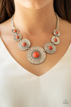 Load image into Gallery viewer, Tiger Trap - Orange necklace B094
