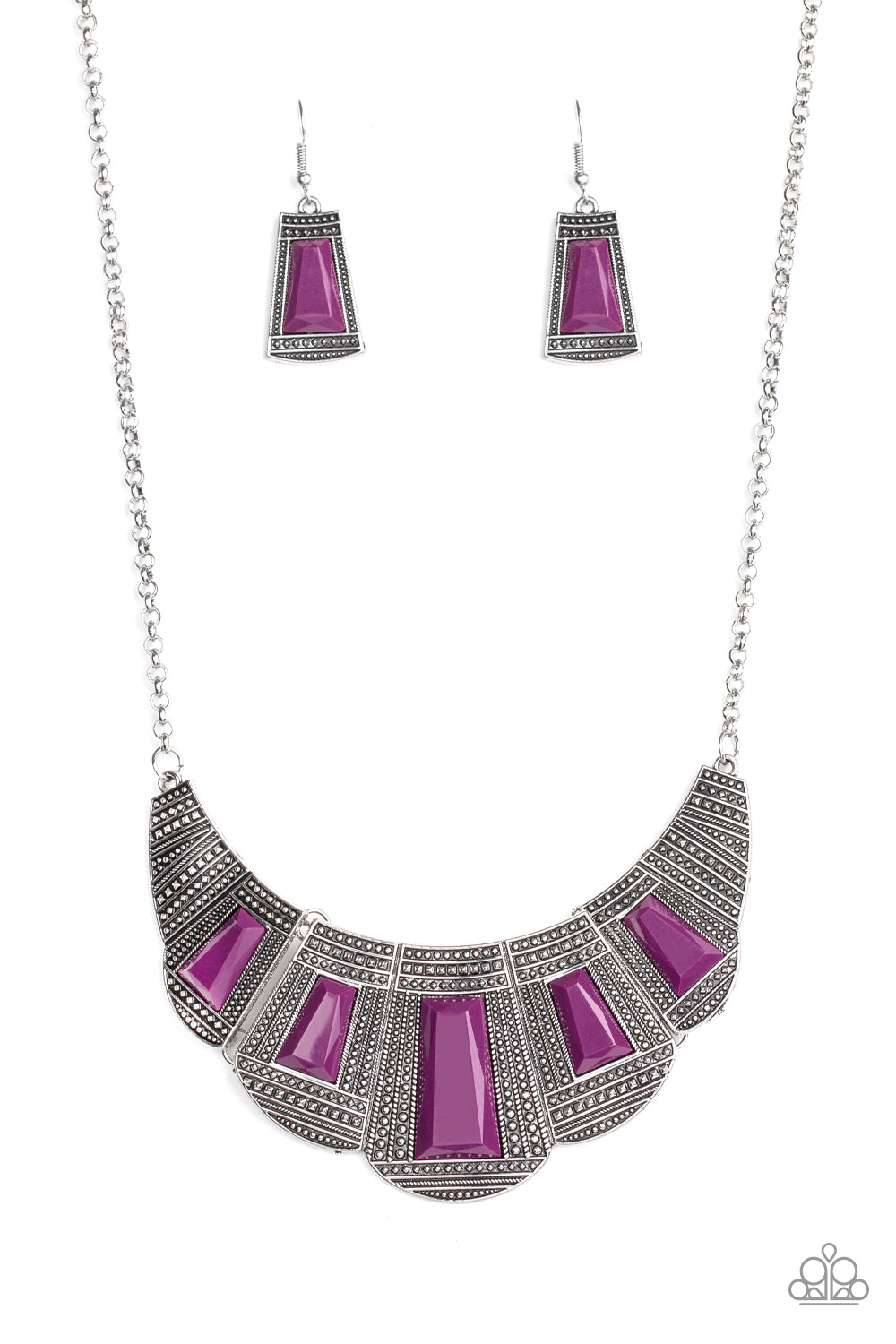 Lion Den - Purple necklace B093