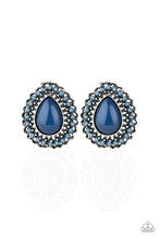 Load image into Gallery viewer, Beaded Blast - Blue Post Earring 603
