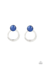 Load image into Gallery viewer, Glow Roll - Blue earring 938
