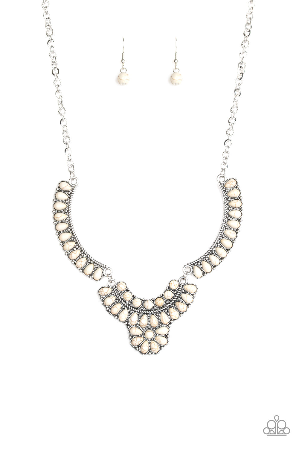 Omega Oasis - White necklace 2095