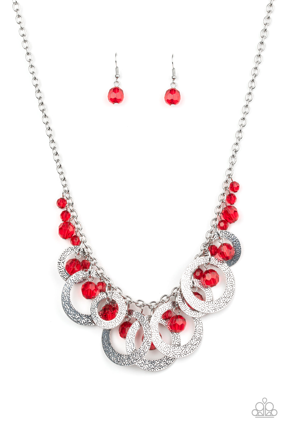 Turn It Up - Red necklace 915