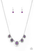 Load image into Gallery viewer, Solar Beam - Purple necklace 867
