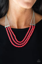 Load image into Gallery viewer, Terra Trails - Red necklace 984
