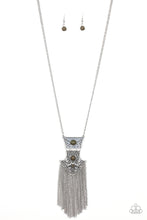 Load image into Gallery viewer, Totem Tassel - Green necklace 895

