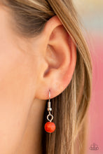 Load image into Gallery viewer, Totem Tassel - Orange necklace 735
