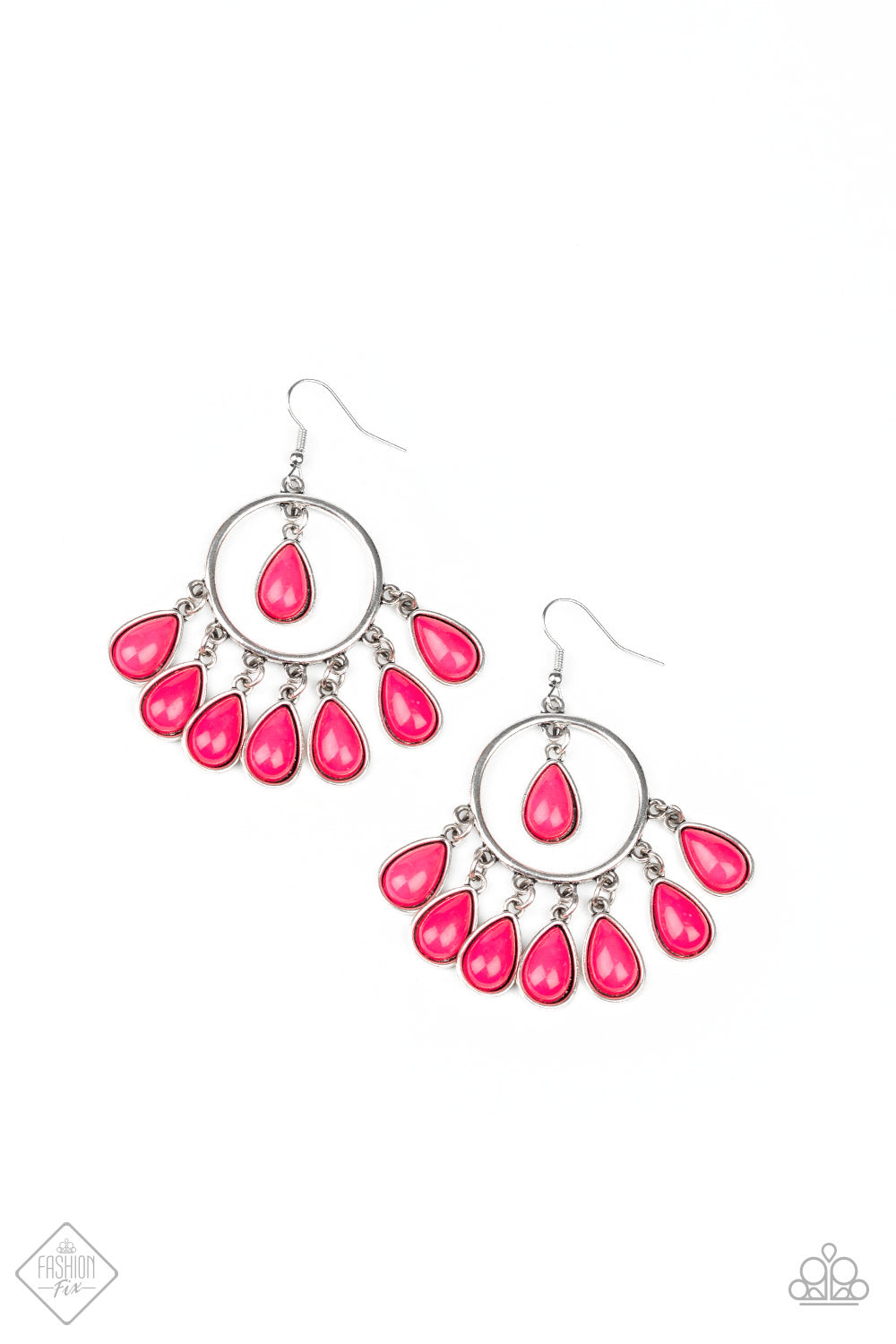 Flirty Flamboyance - Pink earring 1969