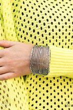 Load image into Gallery viewer, Brace Yourself - silver cuff bracelet E096
