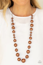 Load image into Gallery viewer, Pearl Prodigy - brown necklace 719
