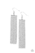 Load image into Gallery viewer, Top-Down Shimmer - white EARRING 678

