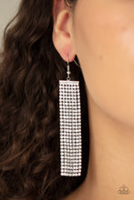 Load image into Gallery viewer, Top-Down Shimmer - white EARRING 678
