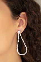 Load image into Gallery viewer, Diamond Drops - White earring 901
