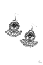 Load image into Gallery viewer, Rural Rhythm - Black earring 595
