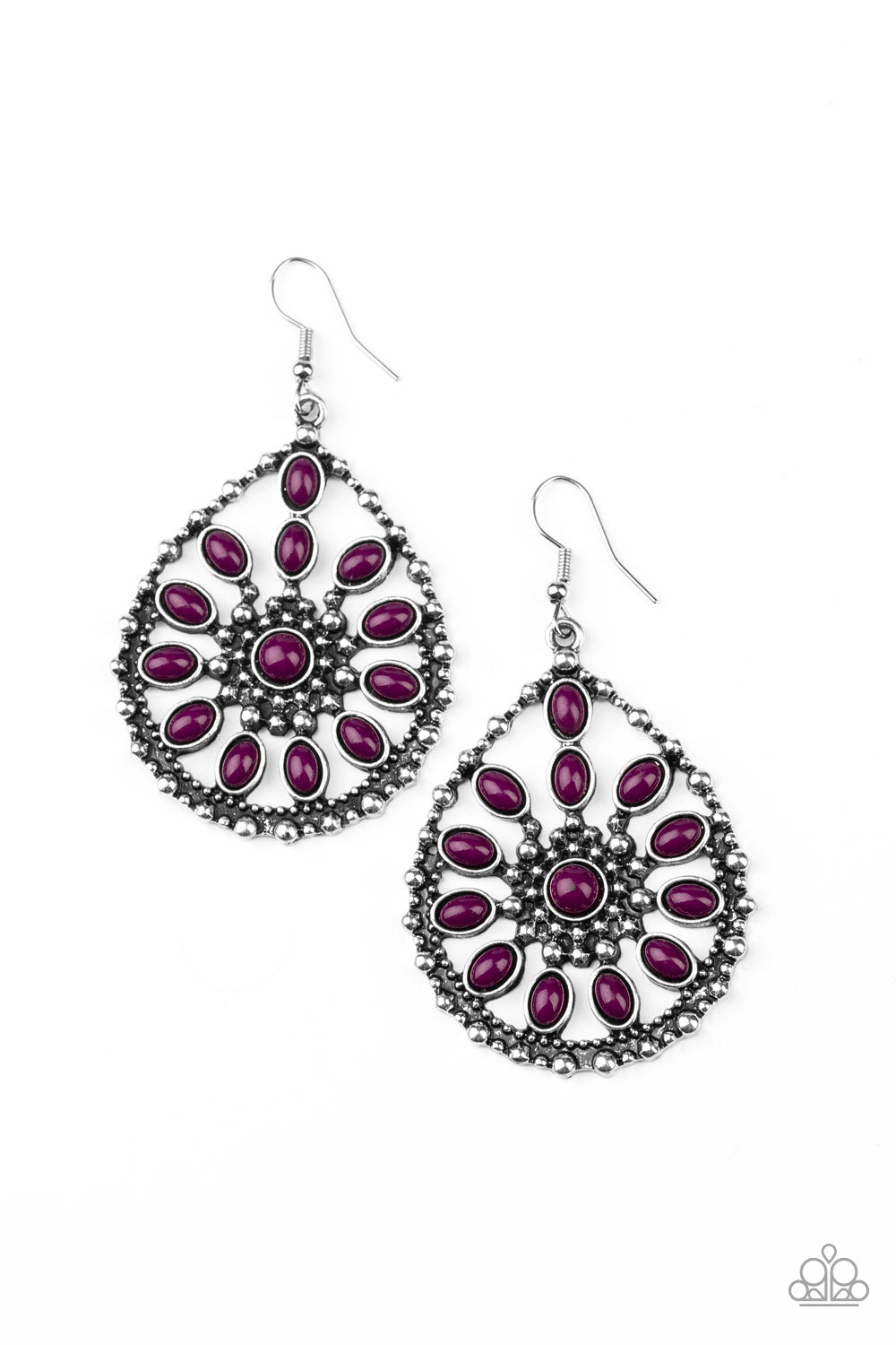 Free To Roam - Purple earring 594