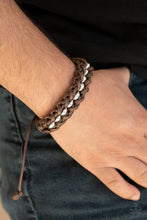 Load image into Gallery viewer, Motor Pool - brown bracelet F038
