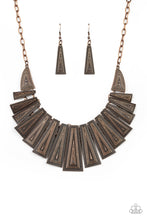 Load image into Gallery viewer, Metro Mane - copper necklace 826
