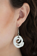 Load image into Gallery viewer, Statement Swirl - Silver necklace 930
