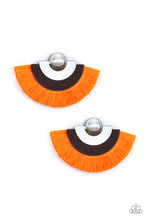 Load image into Gallery viewer, Fan The FLAMBOYANCE - orange post earring 599
