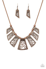 Load image into Gallery viewer, Vintage Vineyard - copper necklace 687
