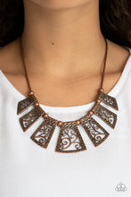 Load image into Gallery viewer, Vintage Vineyard - copper necklace 687
