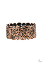 Load image into Gallery viewer, Texture Takedown - Copper bracelet F008
