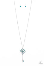 Load image into Gallery viewer, Unlocked - blue necklace 685
