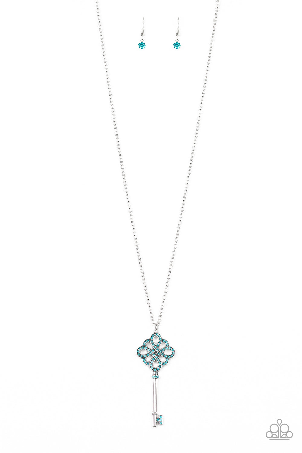 Unlocked - blue necklace 685
