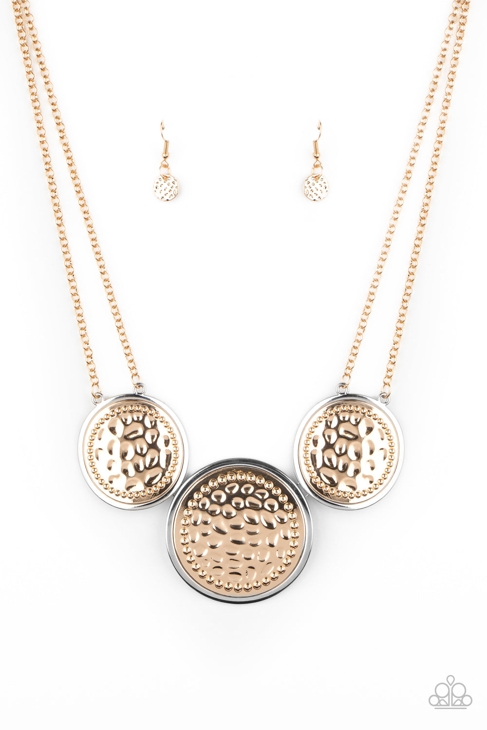 Gladiator Glam - Gold necklace 1641