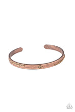 Load image into Gallery viewer, Dainty Dazzle - copper cuff bracelet 813
