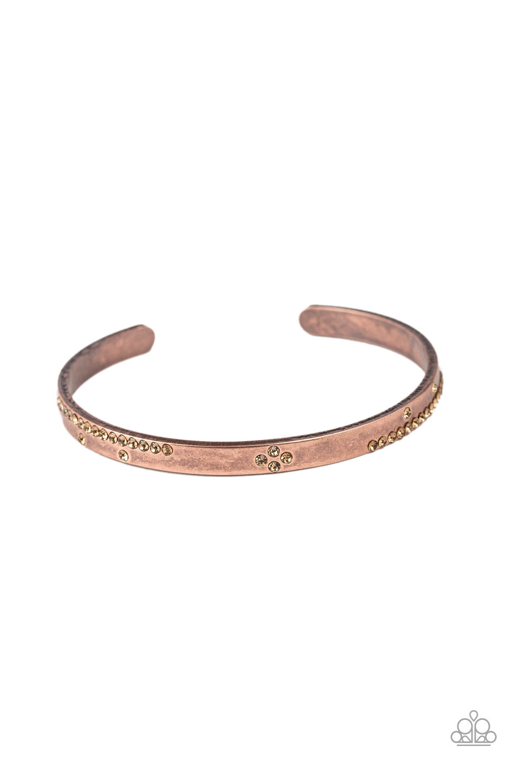 Dainty Dazzle - copper cuff bracelet 813