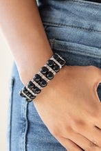Load image into Gallery viewer, Glowing Glam - black bracelet 523
