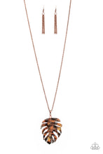Load image into Gallery viewer, Prismatic Palms - copper necklace 781
