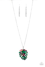 Load image into Gallery viewer, Prismatic Palms - green necklace 603
