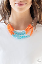 Load image into Gallery viewer, Summer Ice - orange necklace 582
