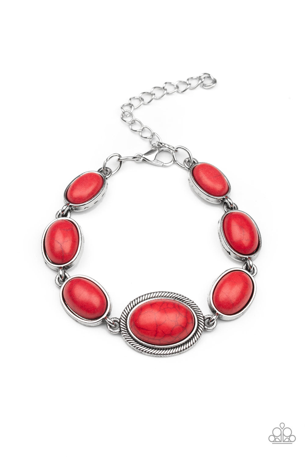 Serene Stonework - red bracelet 744