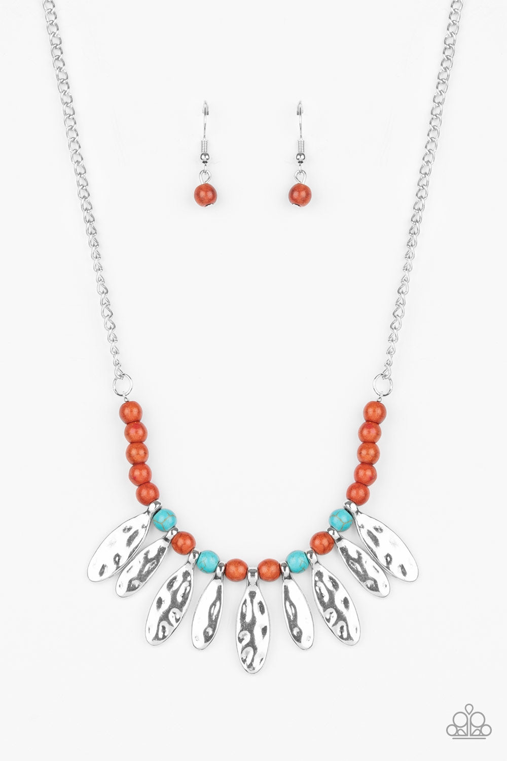 Neutral TERRA-tory - brown necklace 771