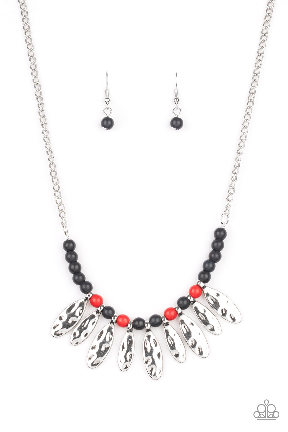 Neutral TERRA-tory - Red necklace 579