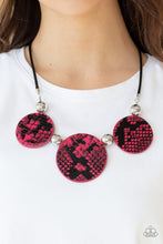 Load image into Gallery viewer, Viper Pit - pink necklace 737
