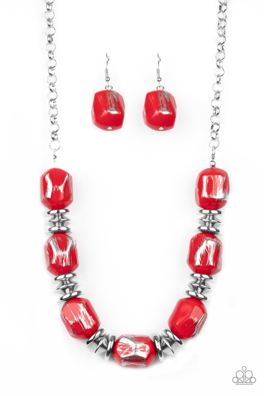 Girl Grit - Red necklace 930