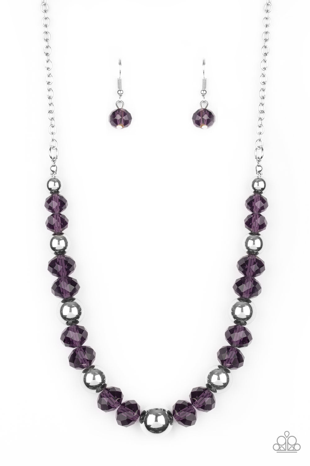 Jewel Jam - Purple necklace 870