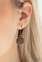 Load image into Gallery viewer, Metallic Patchwork - Copper necklace 1962
